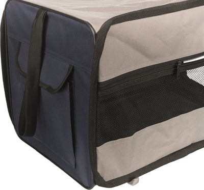 Product image of:TRIXIE REISMAND TWISTER OPVOUWBAAR DONKERBLAUW / LICHTBLAUW