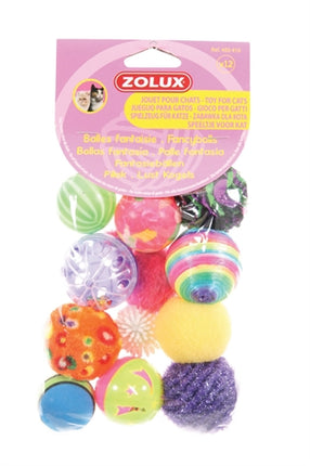 Product image of:ZOLUX KATTENSPEELGOED FANCY GEKLEURDE BALLEN ASSORTI