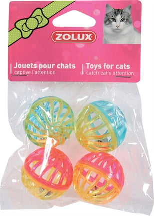 Product image of:ZOLUX KATTENSPEELGOED BAL TWIST MET BEL ASSORTI