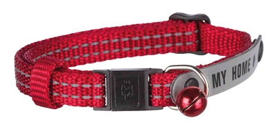 Product image of:TRIXIE KATTENHALSBAND MET ADRESFLAP MY HOME REFLECTEREND ASSORTI