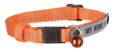 Product image of:TRIXIE KATTENHALSBAND MET ADRESFLAP MY HOME REFLECTEREND ASSORTI