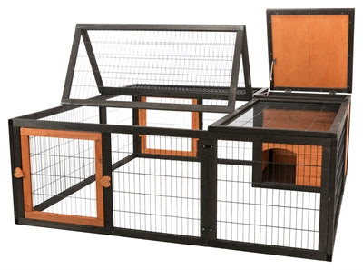 Product image of:TRIXIE NATURA REN MET AFDEKKING HOUT ZWART / BRUIN