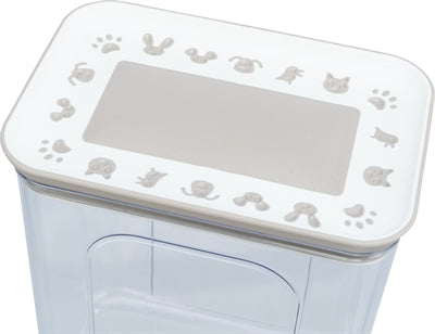 Product image of:TRIXIE VOORRAADPOT KUNSTSTOF TRANSPARANT / WIT