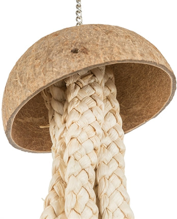 Product image of:TRIXIE NATUURSPEELGOED KOKOSNOOT/BANANENBLADEN