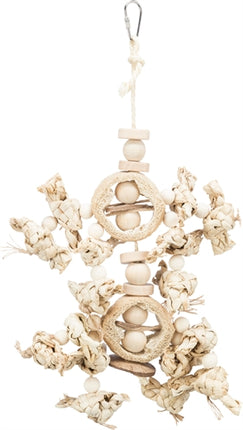 Product image of:TRIXIE NATUURSPEELGOED BANANENBLAD / HOUT / LUFFA