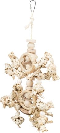 Product image of:TRIXIE NATUURSPEELGOED BANANENBLAD / HOUT / LUFFA