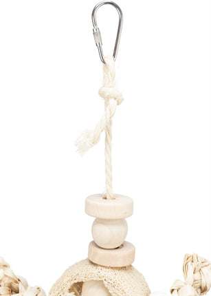 Product image of:TRIXIE NATUURSPEELGOED BANANENBLAD / HOUT / LUFFA