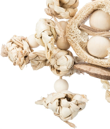 Product image of:TRIXIE NATUURSPEELGOED BANANENBLAD / HOUT / LUFFA