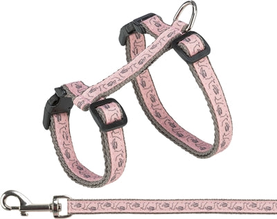 Product image of:TRIXIE KATTENTUIG MET RIEM GRIJS / ROZE