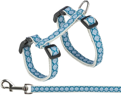 Product image of:TRIXIE KATTENTUIG MET RIEM GRIJS / BLAUW