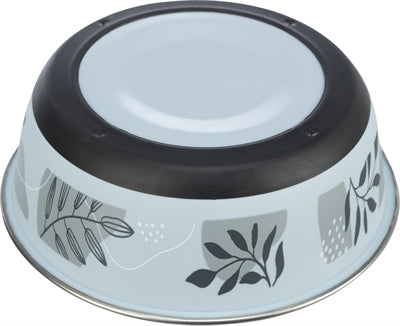 Product image of:TRIXIE VOERBAK WATERBAK RVS / KUNSTSTOF / RUBBER BLAUW / GRIJS