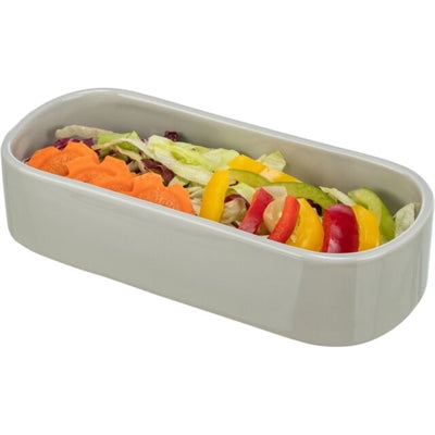 Product image of:TRIXIE VOERBAK / DRINKBAK OVAAL KERAMIEK ASSORTI