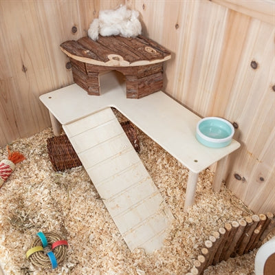 Product image of:TRIXIE PLATFORM MET HELLING VOOR MUIZEN / HAMSTERS ONBEHANDELD HOUT