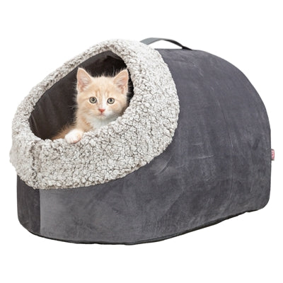 Product image of:TRIXIE KATTENMAND IGLO CALIDA WARMTEREFLECTEREND GRIJS-WIT / ZWART