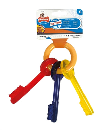 Product image of:NYLABONE PUPPY CHEW BIJTSLEUTELS BACONSMAAK