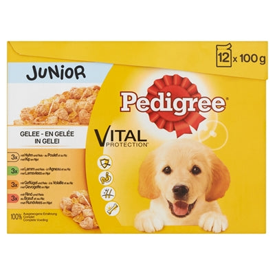 Product image of:PEDIGREE MULTIPACK MAALTIJDZAKJES JUNIOR IN GELEI