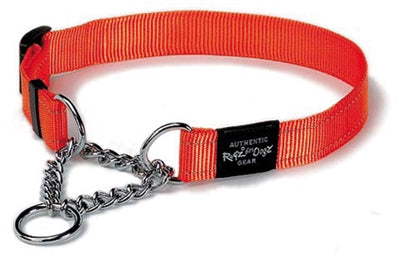 Product image of:ROGZ FOR DOGS LUMBERJACK HALFSLIP HALSBAND ORANJE
