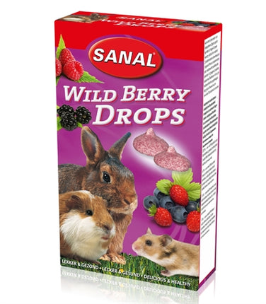 Product image of:SANAL KNAAGDIER 3-PACK DROPS YOGURT / SALAD / WILD BERRY