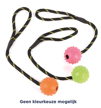 Product image of:HAPPY PET TOUGH TOYS BAL STUDDED AAN TOUW RUBBER