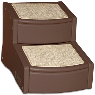 Product image of:OPSTAPJE VOOR HOND MET 2 TREDEN BRUIN