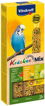 Product image of:VITAKRAFT PARKIET KRACKER VIJGEN/BANAAN-SESAM/KIWI