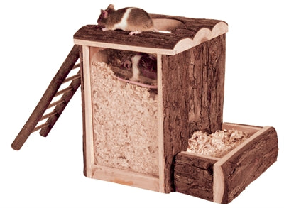 Product image of:TRIXIE NATURAL LIVING SPEEL- EN GRAAFTOREN HAMSTER