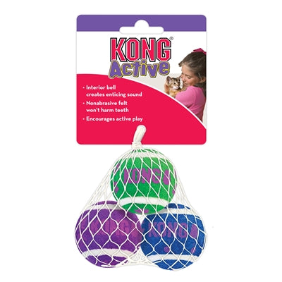 Product image of:KONG KAT TENNISBALLEN MET BELLEN