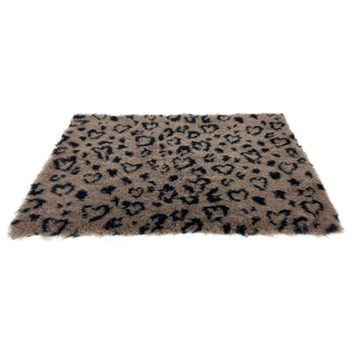 Product image of:VETBED PRINT LUIPAARDPRINT BEIGE / ZWART GERECYCLED
