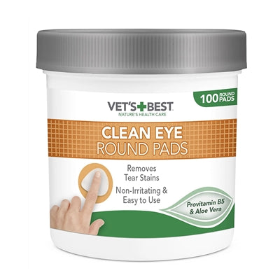 Product image of:VETS BEST CLEAN EYE ROUND PADS