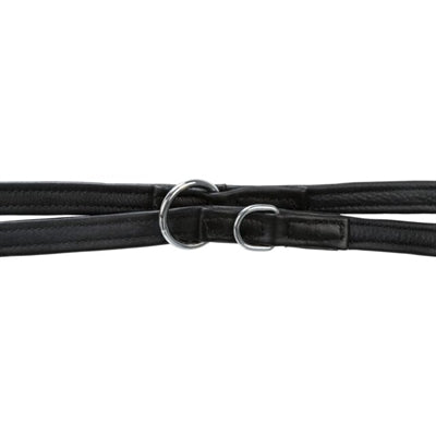 Product image of:TRIXIE HONDENRIEM POLITIELIJN ACTIVE COMFORT LEER ZWART