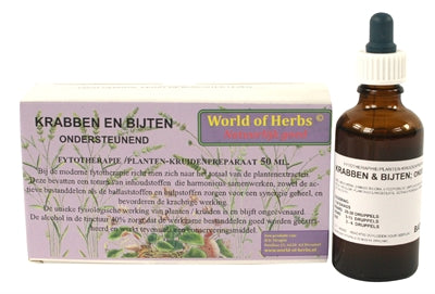Product image of:WORLD OF HERBS FYTOTHERAPIE KRABBEN EN BIJTEN