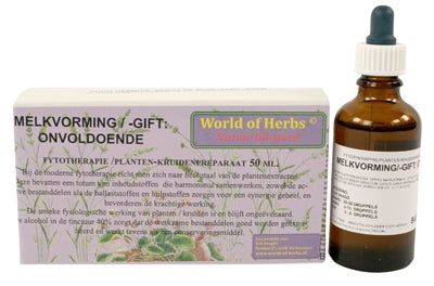 Product image of:WORLD OF HERBS FYTOTHERAPIE ONVOLDOENDE MELKVORMING /-GIFT