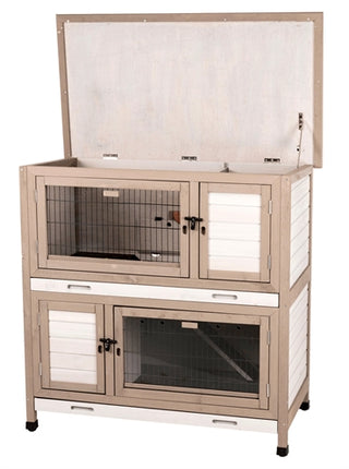 Product image of:TRIXIE NATURA KONIJNENHOK MET ISOLATIE GRIJS
