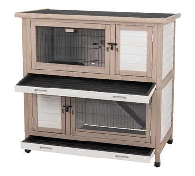 Product image of:TRIXIE NATURA KONIJNENHOK MET ISOLATIE GRIJS