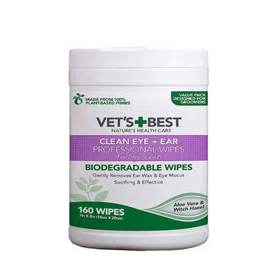Product image of:VETS BEST CLEAN EAR / EYE WIPES HOND