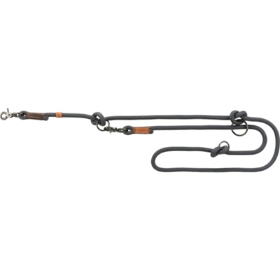 Product image of:TRIXIE HONDENRIEM BE NORDIC VERSTELBAAR DONKERGRIJS / BRUIN
