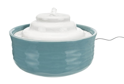 Product image of:TRIXIE DRINKFONTEIN VITAL FALLS KERAMISCH BLAUW / WIT