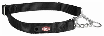 Product image of:TRIXIE HALSBAND HOND PREMIUM HALFSLIP HALSBAND ZWART
