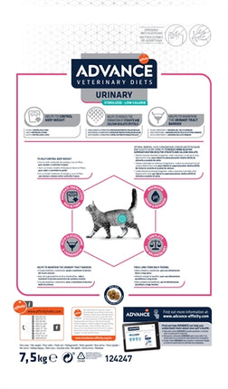 Product image of:ADVANCE VETERINARY DIET CAT URINARY STERILIZED MINDER CALORIEï¿½N