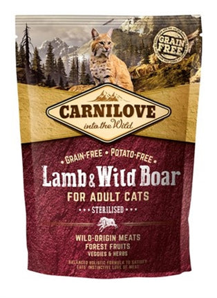 Product image of:CARNILOVE LAMB / WILD BOAR STERILISED