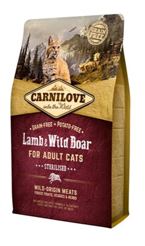 Product image of:CARNILOVE LAMB / WILD BOAR STERILISED