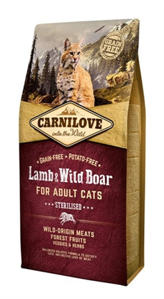 Product image of:CARNILOVE LAMB / WILD BOAR STERILISED