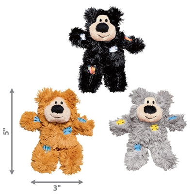 Product image of:KONG CAT SOFTIES PATCHWORK BEAR ASSORTI