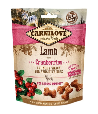 Product image of:CARNILOVE CRUNCHY SNACK LAM / CRANBERRIES