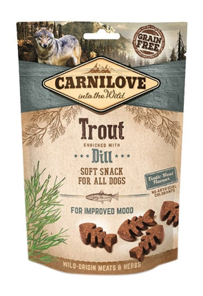 Product image of:CARNILOVE SOFT SNACK FOREL / DILLE