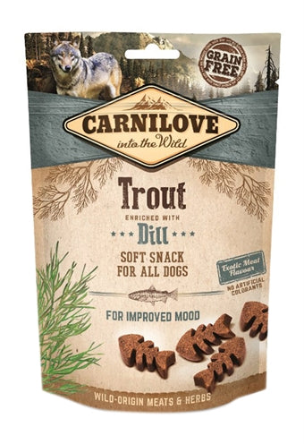 Product image of:CARNILOVE SOFT SNACK FOREL / DILLE