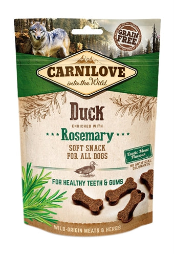 Product image of:CARNILOVE SOFT SNACK EEND / ROZEMARIJN