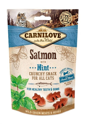 Product image of:CARNILOVE CRUNCHY SNACK ZALM / MUNT