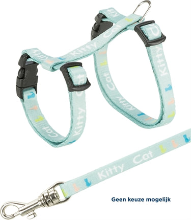 Product image of:TRIXIE KITTENTUIG JUNIOR MET RIEM KITTY CAT ASSORTI