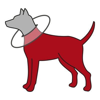 Product image of:TRIXIE BESCHERMKRAAG SCHUIMRUBBER GRIJS